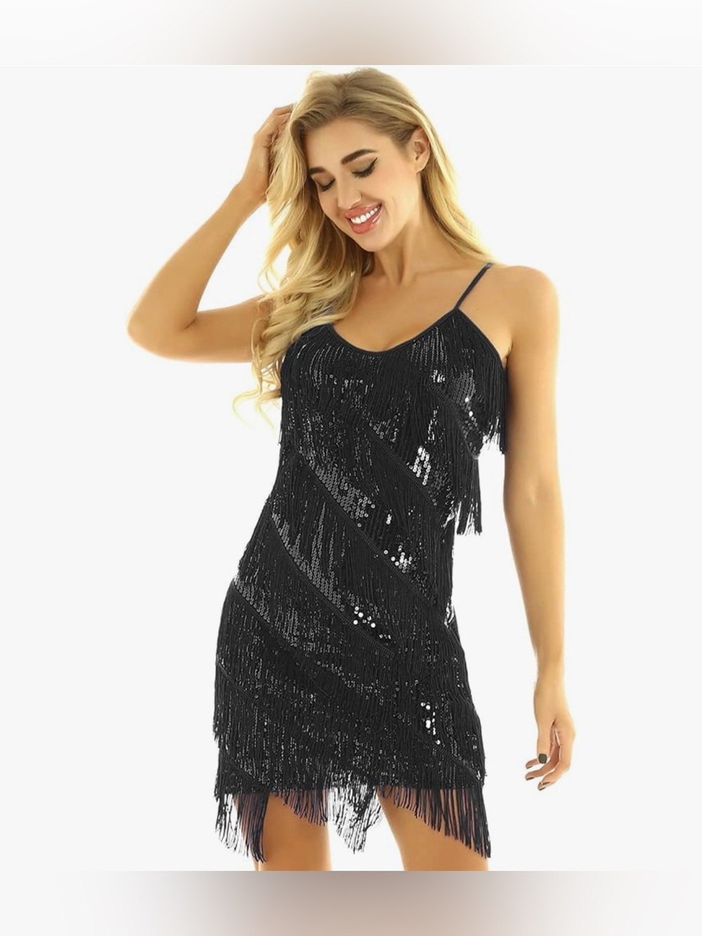 Fringe Flapper Dress M - Picture 13 of 16